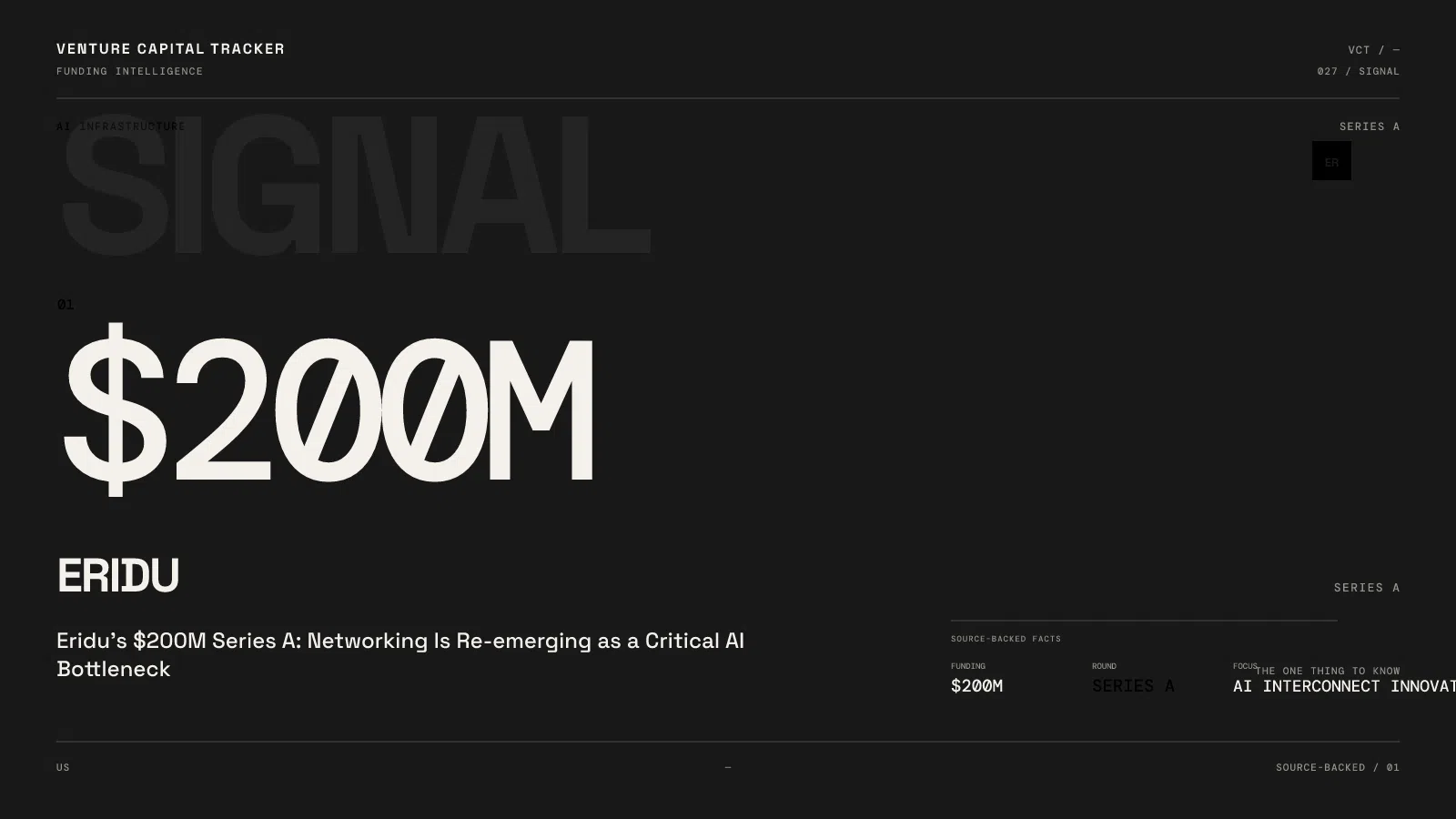Eridu's $200M Series A: Networking Is Re-emerging as a Critical AI Bottleneck