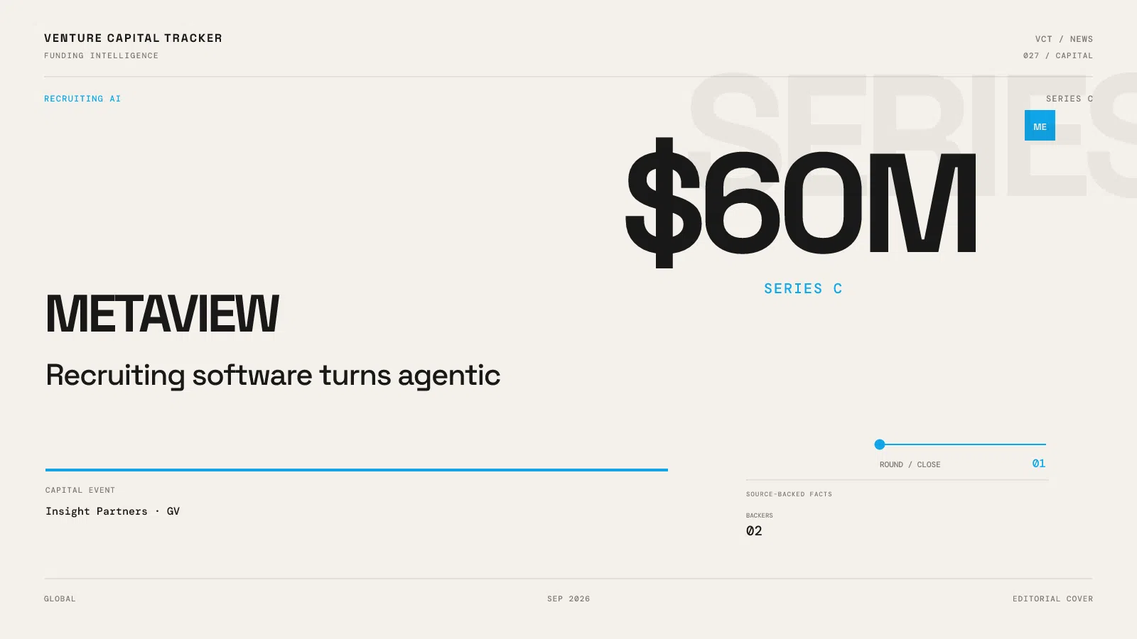 Metaview $60 million Series C for agentic recruiting software