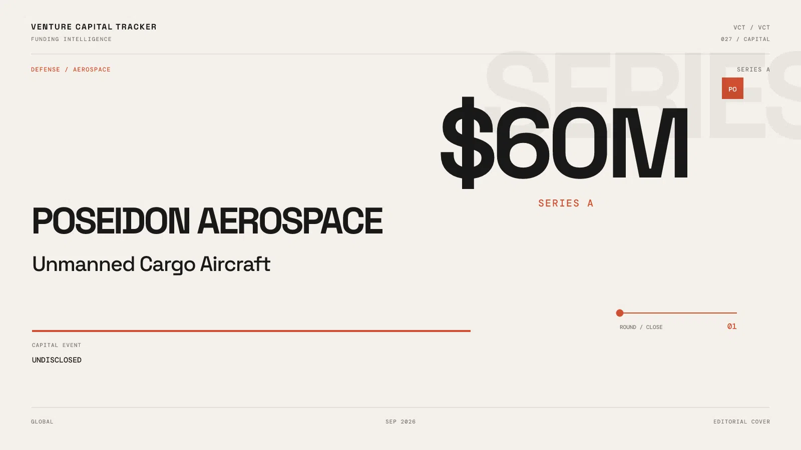 Poseidon Aerospace Series A $60M